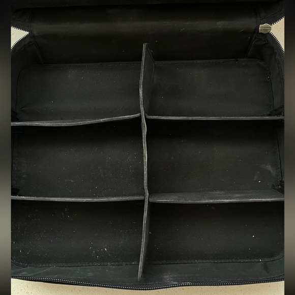 DIOR BEAUTY ORGANIZER COSMETICS CASE HOUNDSTOOTH TRAVEL BAG PURSE CHRISTIAN - Picture 7 of 9